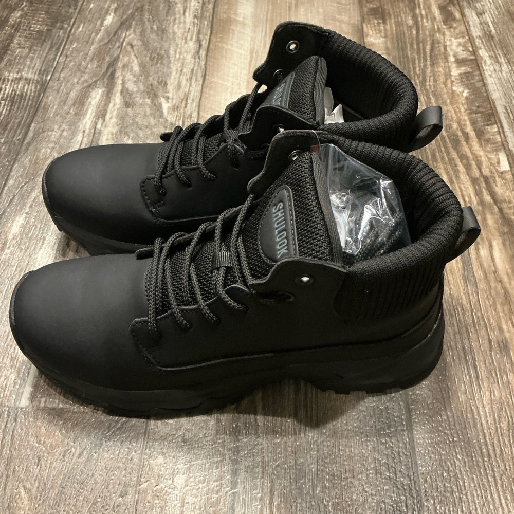 women’s Slipper Resistant and Waterproof Black Boots Size 8 - Picture 9 of 16